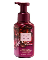 Bath and Body Works Covered In Roses foam ready for gentle, thorough hand cleansing