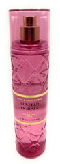 Bath and Body Works Covered In Roses fragrance mist packaging on display.