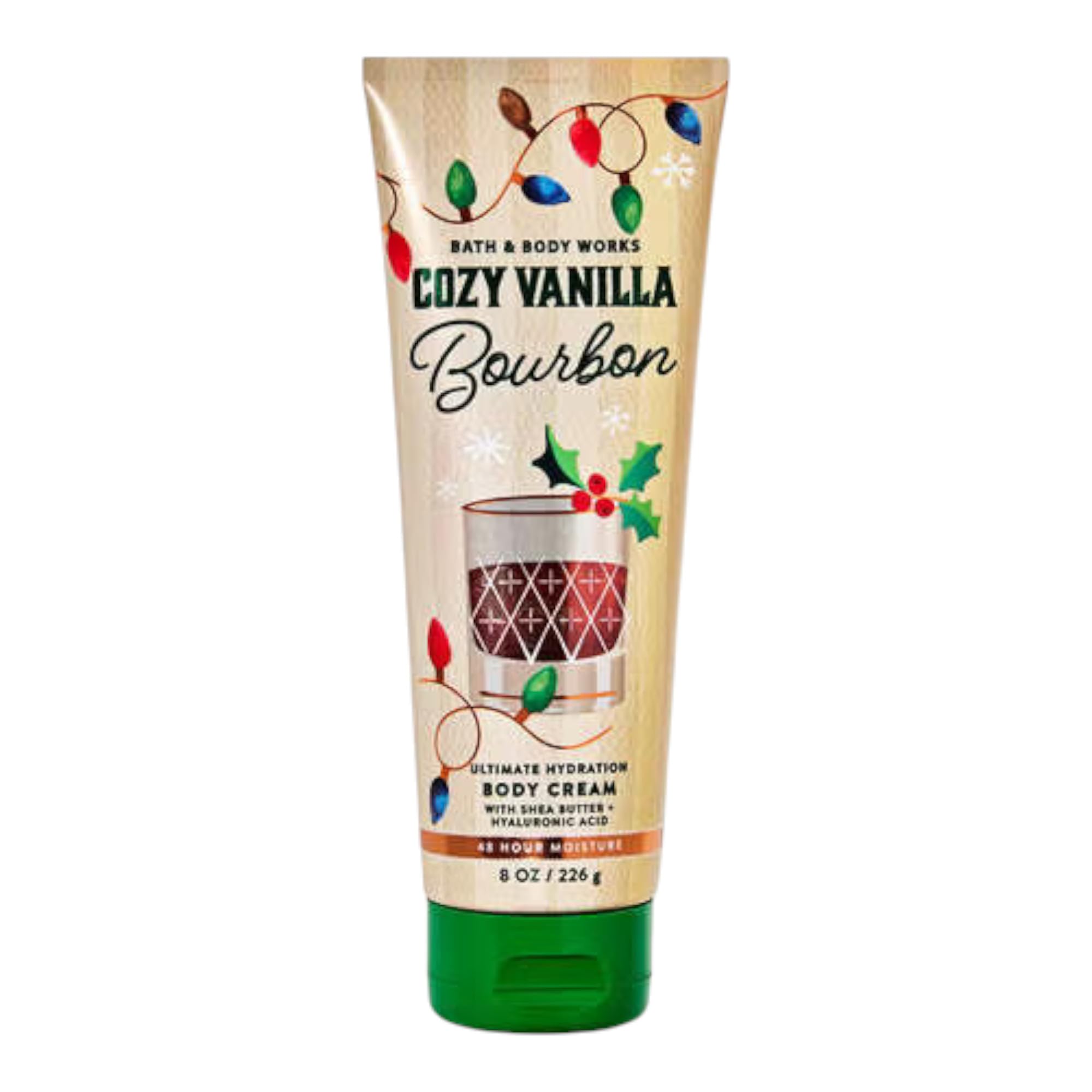 Bath & Body Works Cozy Vanilla Bourbon Gift Set—deep hydration with a warm, inviting scent.
