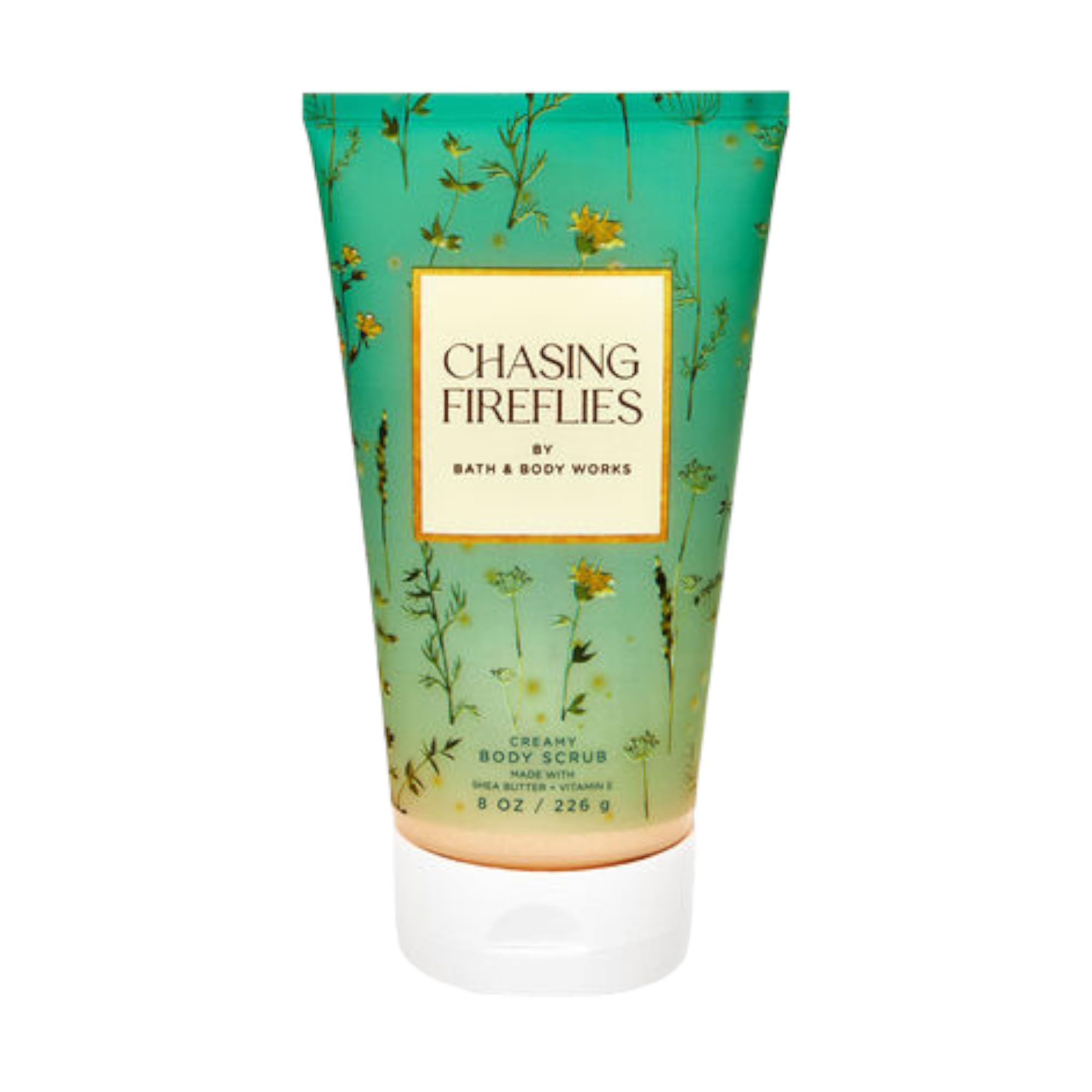 Bath & Body Works Creamy Body Scrub with Chasing Fireflies for radiant, smooth skin.