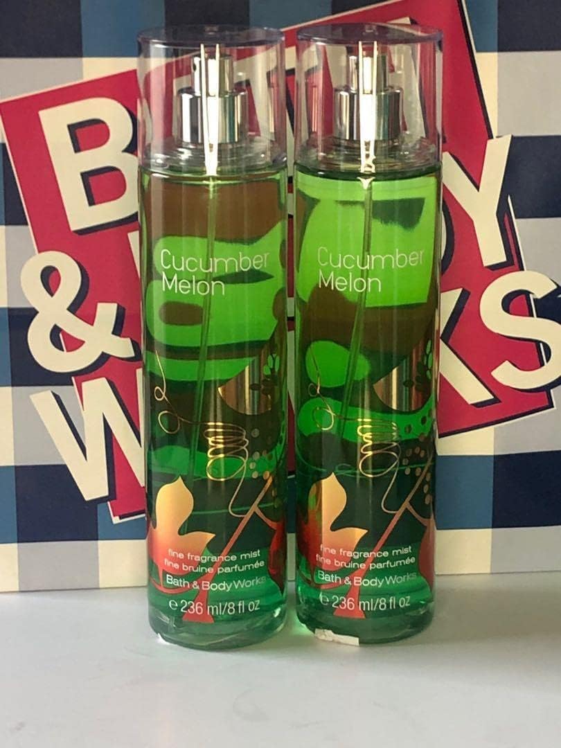 Bath & Body Works Cucumber Melon mist spray bottle ideal for layering scents with staying power.