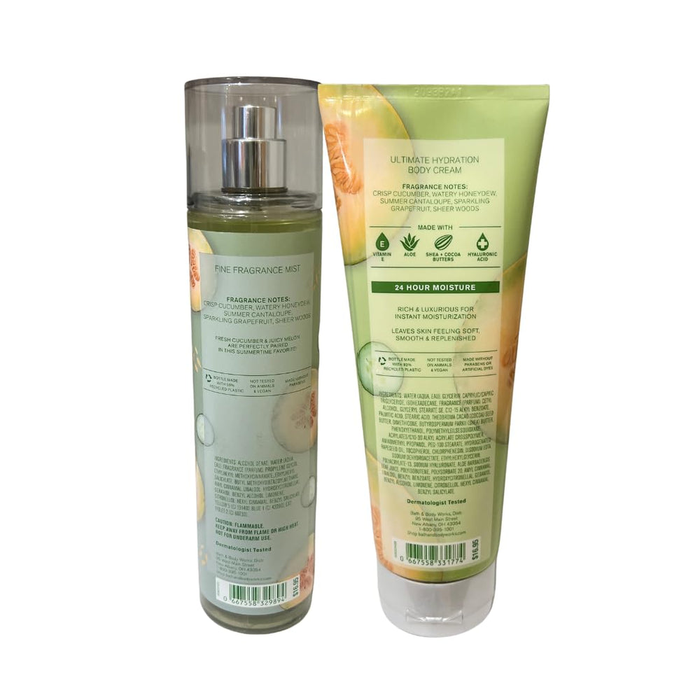 Bath & Body Works Cucumber Melon fragrance mist spray for instant freshness