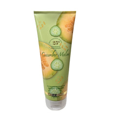 Fragrance note graphic highlights crisp cucumber, honeydew, and grapefruit.