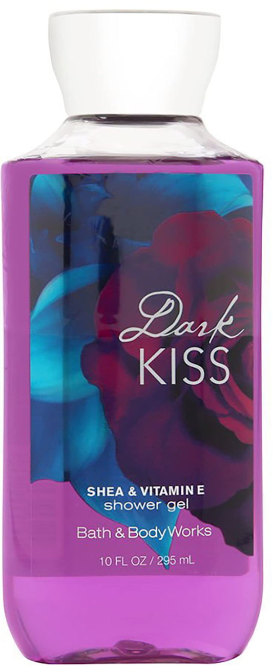 Bath & Body Works Dark Kiss shower gel 10 oz bottle for a luxurious daily cleanse