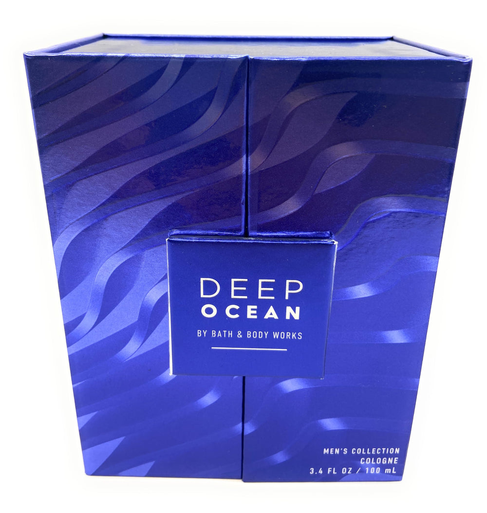 Deep Ocean notes of sea salt air and oakmoss for versatile day-to-night wear