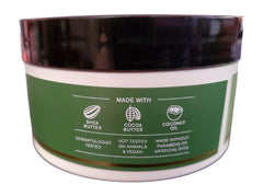 Bath and Body Works Eucalyptus Spearmint aromatherapy body butter texture closeup showing whipped, light feel.