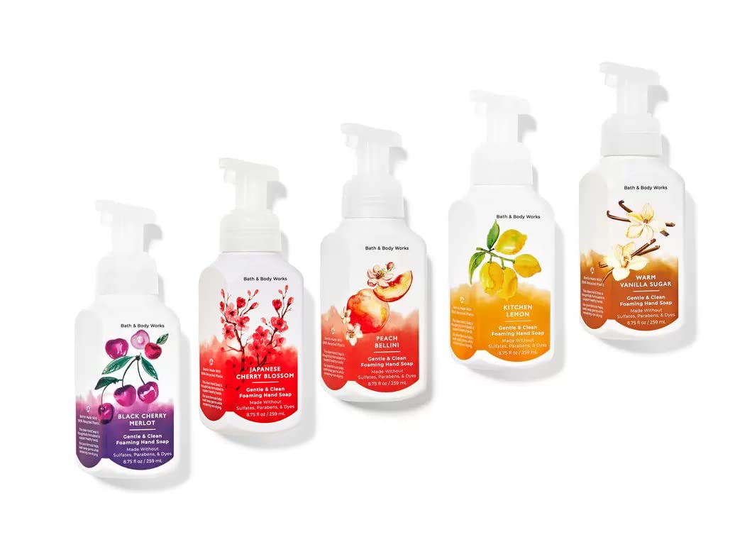 Bath & Body Works gift-boxed foaming hand soap set ideal for gifting