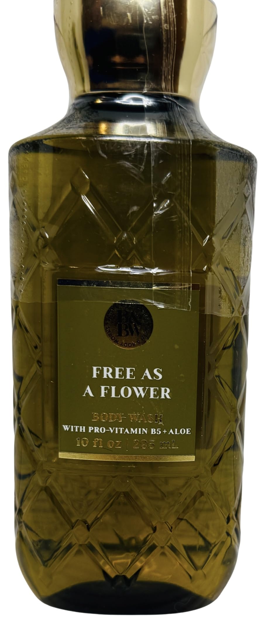 Bath & Body Works Free As A Flower body wash bottle for daily cleansing with Pro-Vitamin B5
