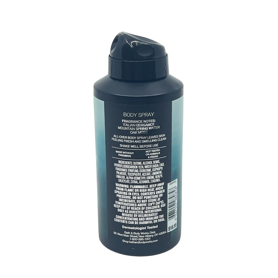 Bath and Body Works Freshwater alpine mist scent, ideal for daily refresh.