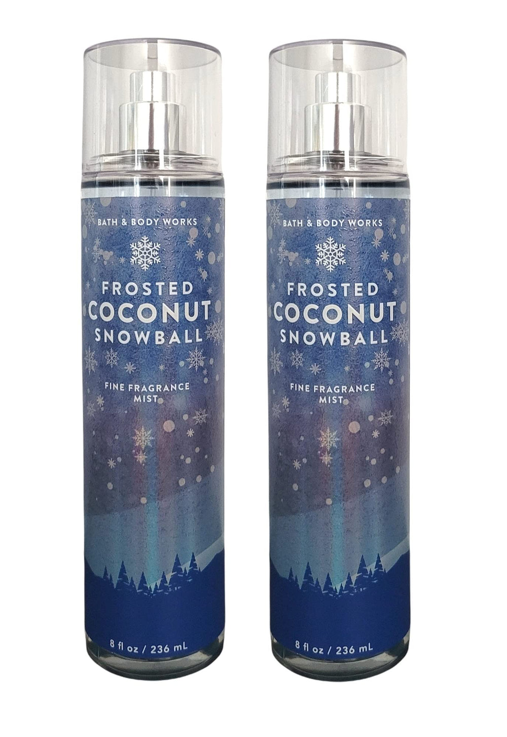 Bath & Body Works Frosted Coconut Snowball body mist gift set, two-pack ideal for daily layering