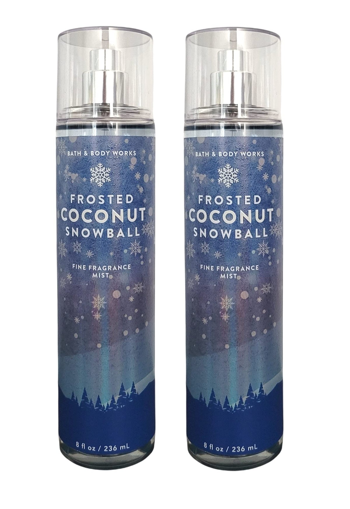 Bath & Body Works Frosted Coconut Snowball body mist gift set, two-pack ideal for daily layering