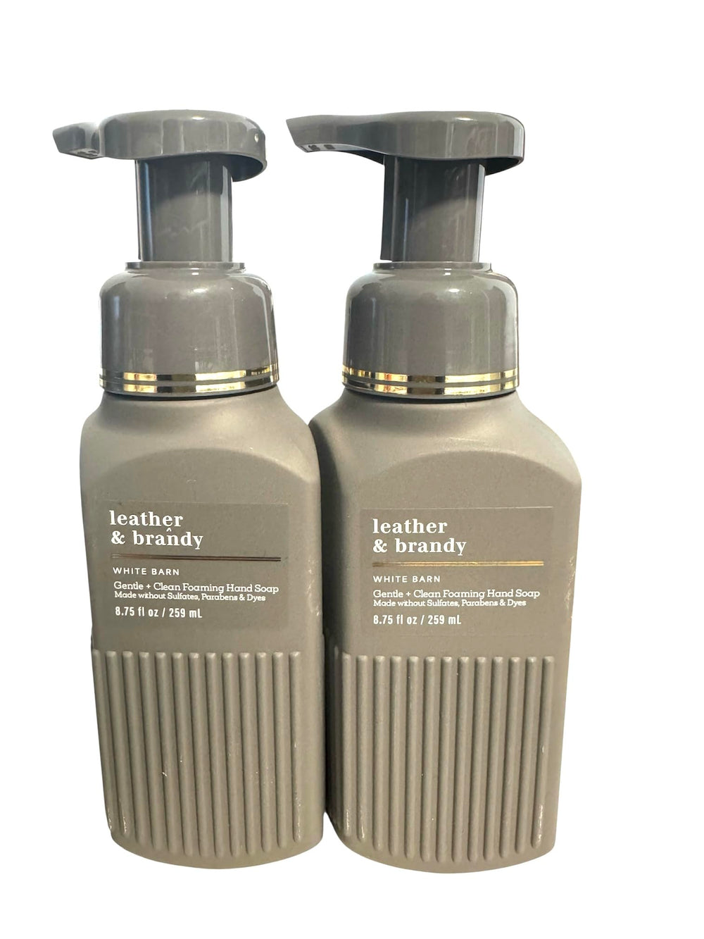 Leather & Brandy lather close-up showing soft cleansing and nourishing ingredients