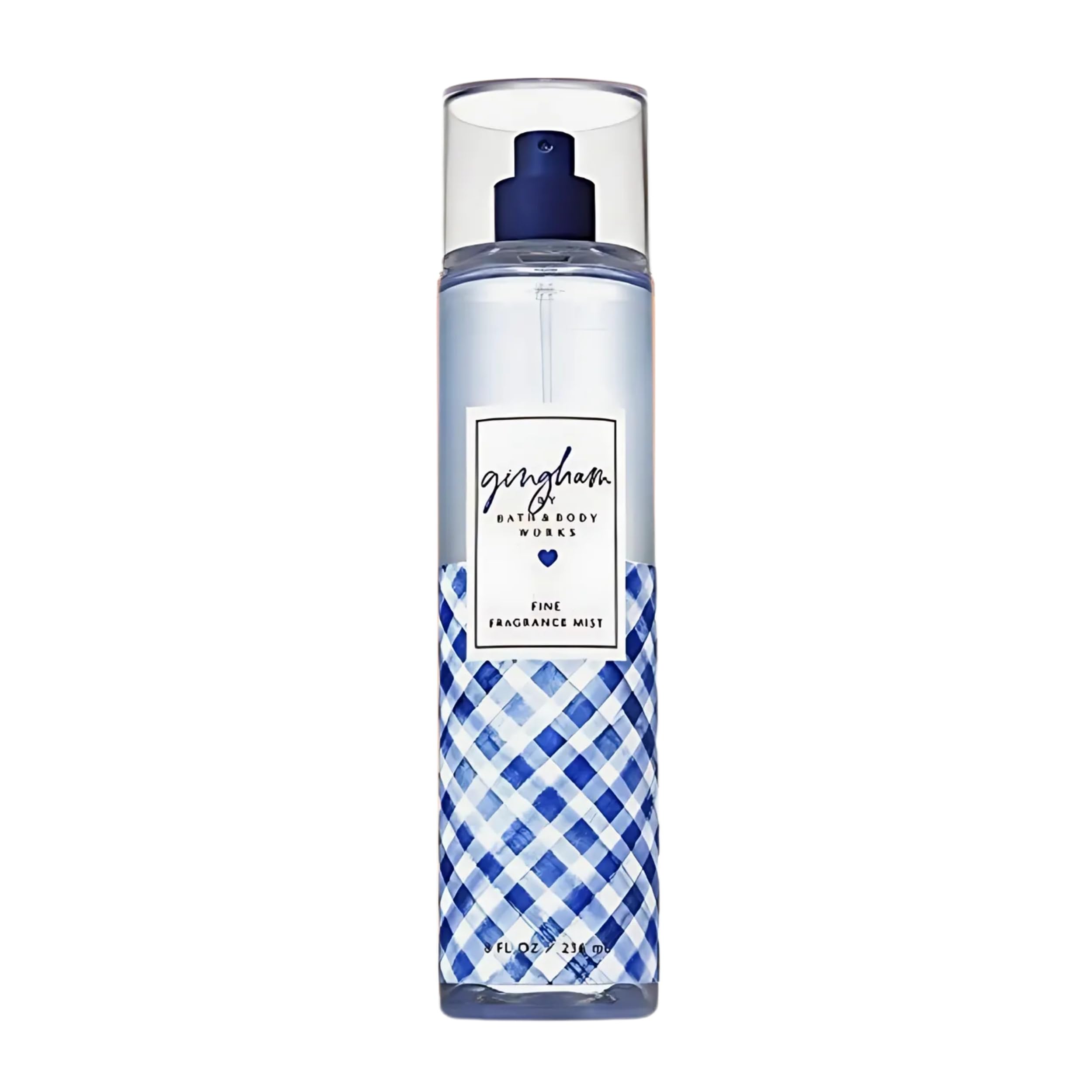 Bath & Body Works Gingham fragrance mist bottle 8 oz ready for daily wear.