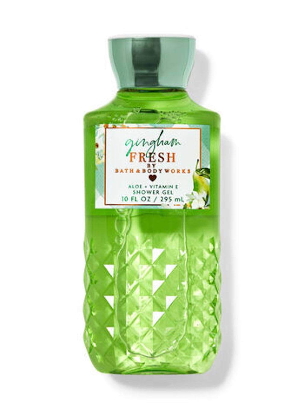 Bath & Body Works Gingham Fresh shower gel bottle, a bright, refreshing scent for daily use