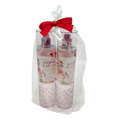 Gift-ready Bath & Body Works Gingham Gorgeous gift bag with red bow.