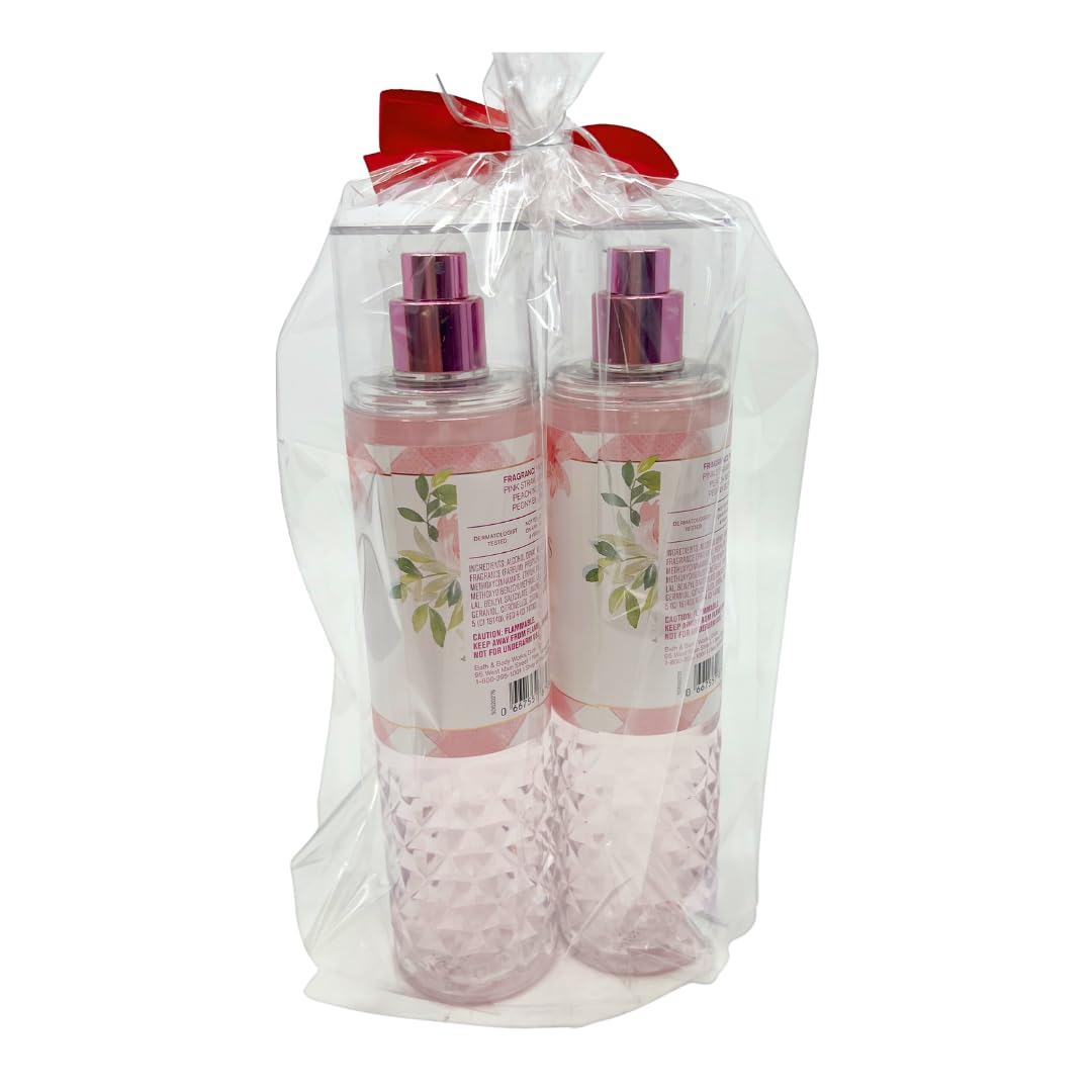 Peony blooms aroma detail in Bath & Body Works Gingham Gorgeous mist.