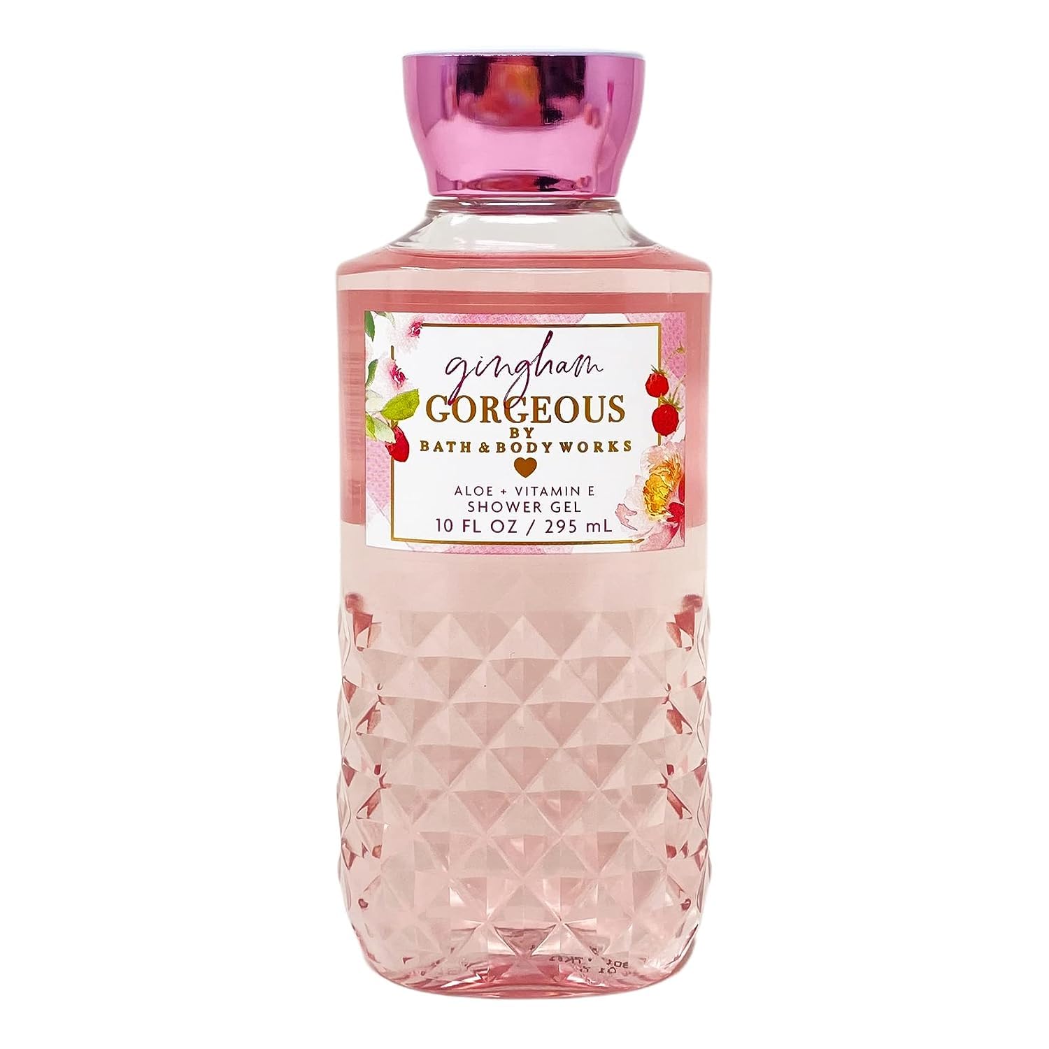 Bath & Body Works Gingham Gorgeous shower gel bottle with luxurious lather for daily refresh