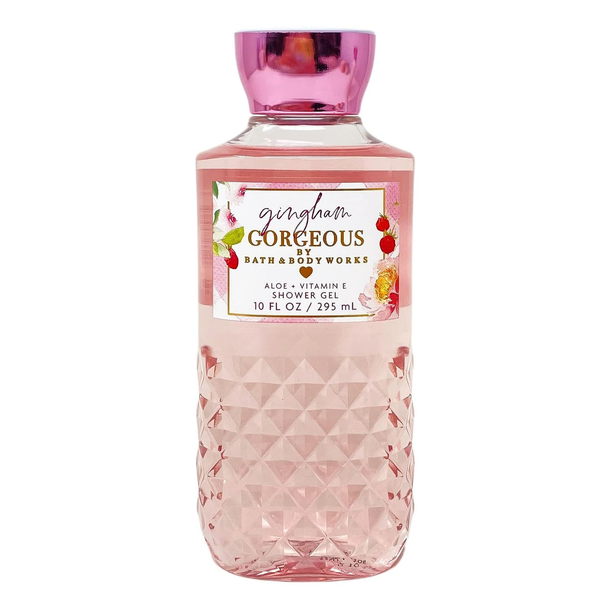 Bath & Body Works Gingham Gorgeous shower gel bottle with luxurious lather for daily refresh