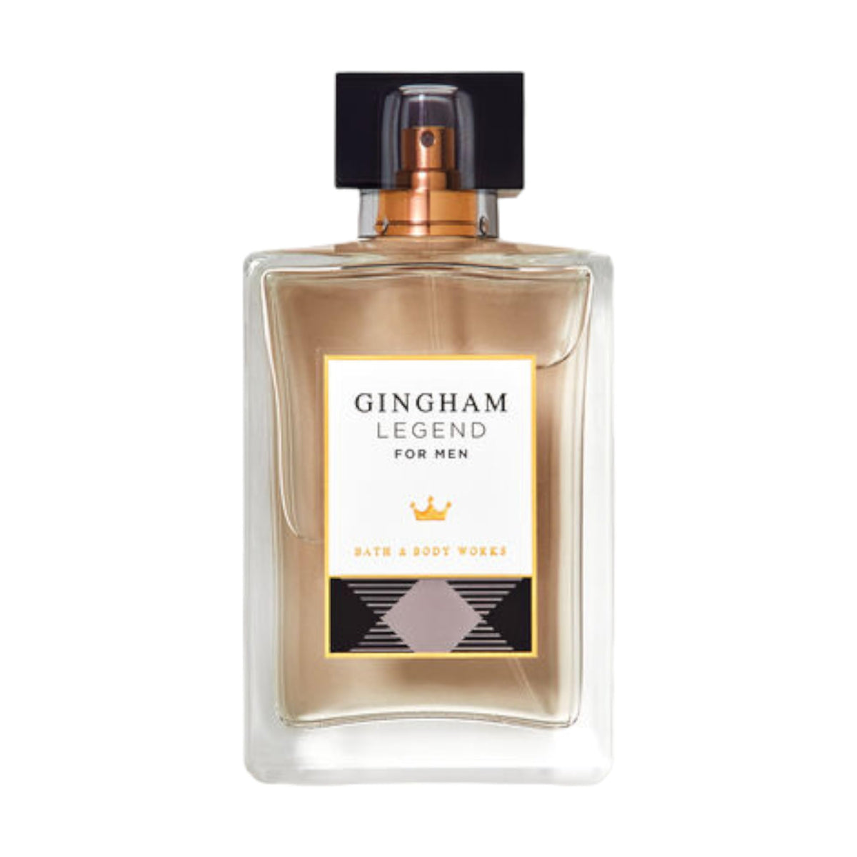 Bath & Body Works Gingham Legend bottle front view for long-lasting daily fragrance.
