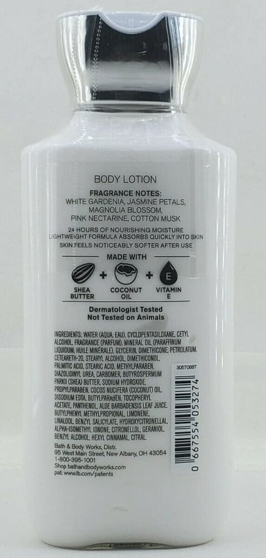 Bath & Body Works lotion texture close-up highlighting non-greasy feel