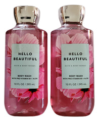 Bath & Body Works Hello Beautiful Shower Gel two-pack offers a refreshing cleanse.