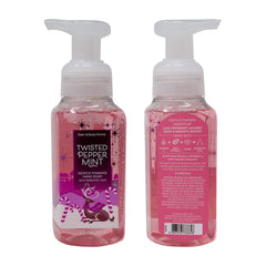 Close view of vitamin E and aloe ingredients on Bath & Body Works Holiday Traditions soap.