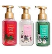 Bath & Body Works Holiday Trio foaming hand soap set featuring three festive scents.