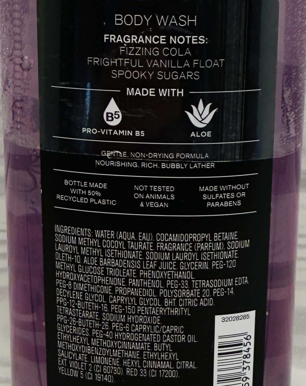 Bath & Body Works I Scream Float Wash Gel scent notes highlight a dessert-inspired aroma for daily rituals.