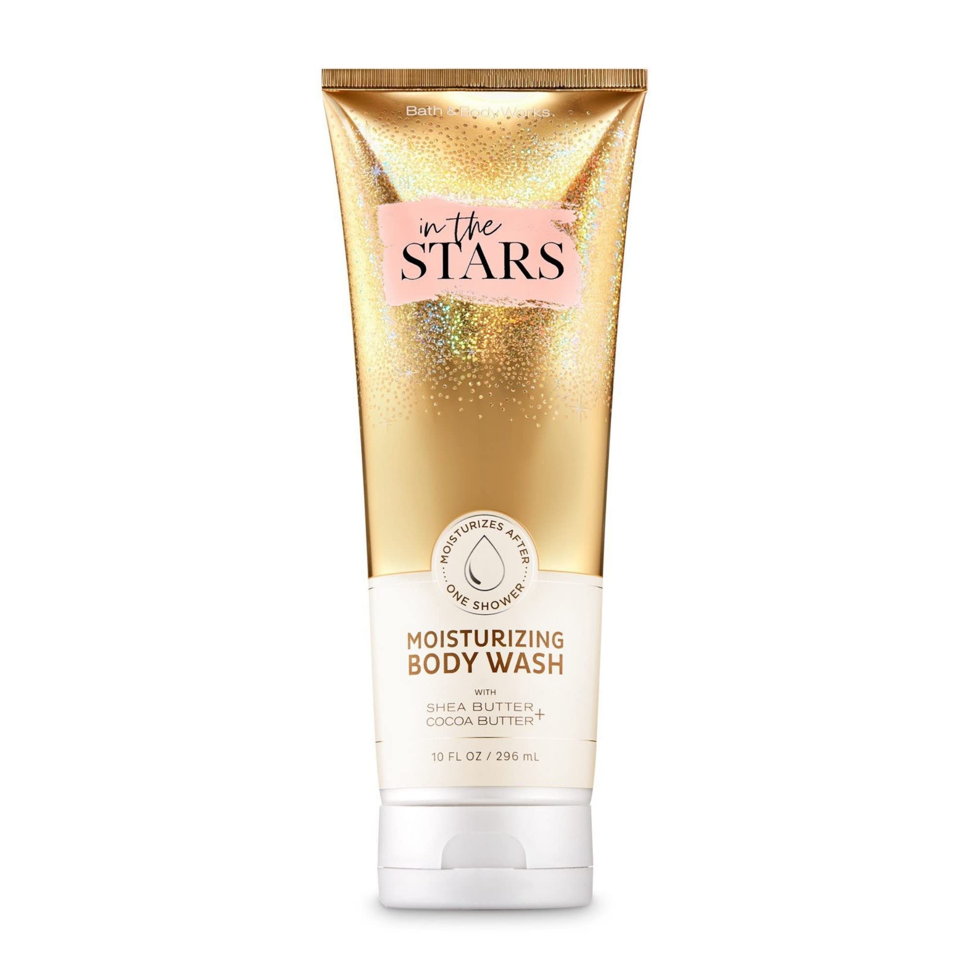 Bath & Body Works In The Stars 2-pack bottles shown from the back for a nourishing shower.