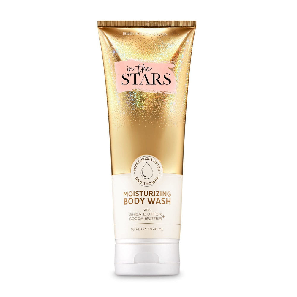 Bath & Body Works In The Stars 2-pack bottles shown from the back for a nourishing shower.