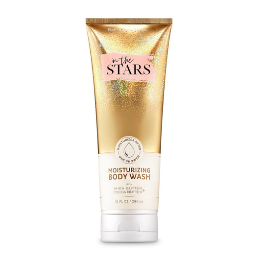 Bath & Body Works In The Stars 2-pack bottles shown from the back for a nourishing shower.