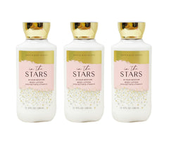Bath & Body Works In the Stars 3-pack front label for daily hydration.