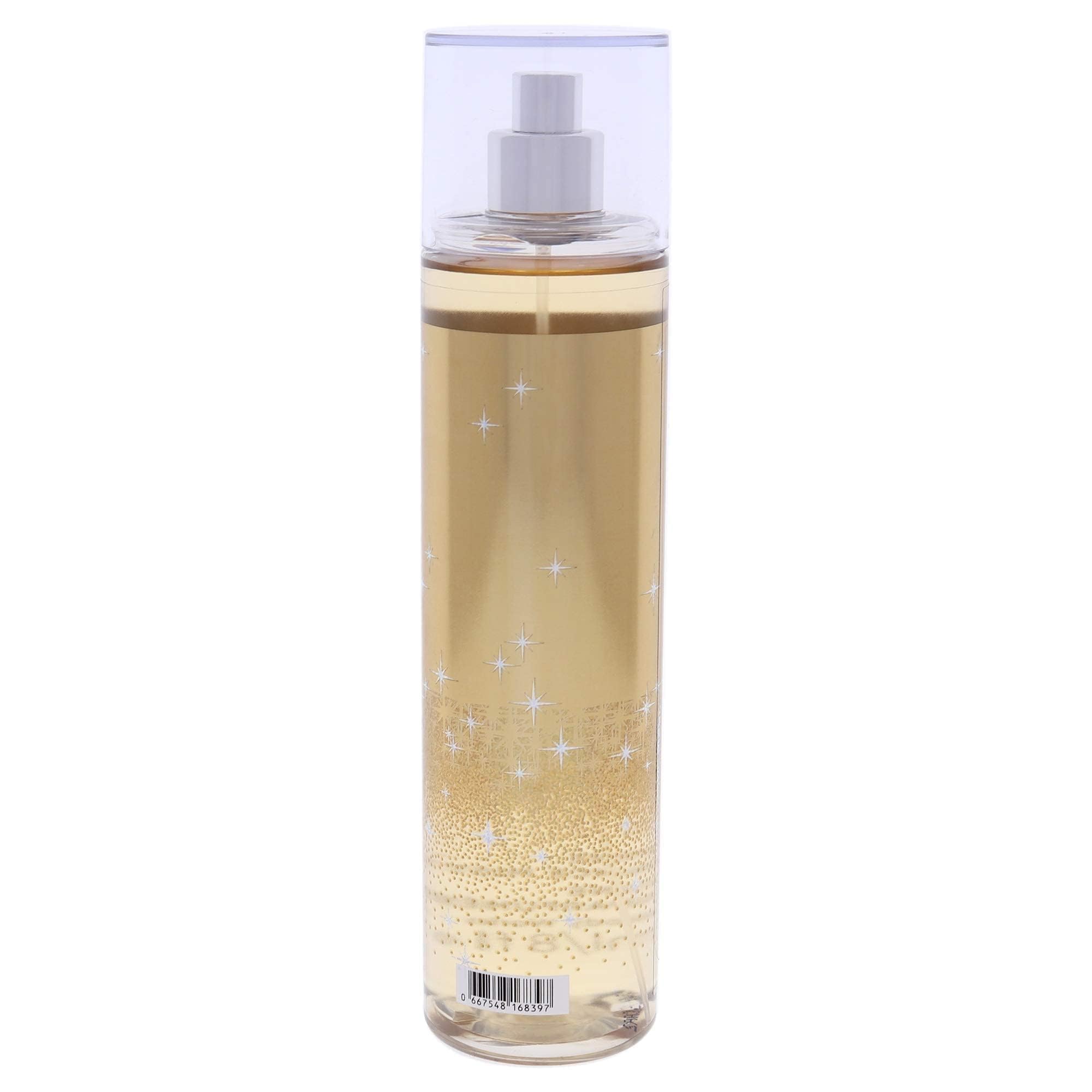 Bath & Body Works In The Stars mist bottle angle emphasizes a lightweight, refreshing fragrance.