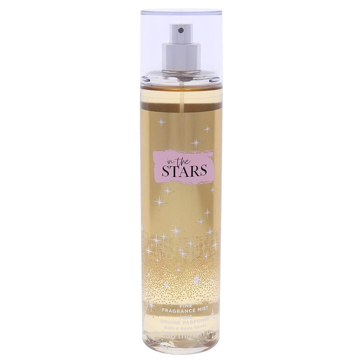 Bath & Body Works In The Stars fragrance mist bottle front showcases universal scent for daily wear.