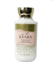 In The Stars lotion texture swatch showing silky moisture for smooth skin.