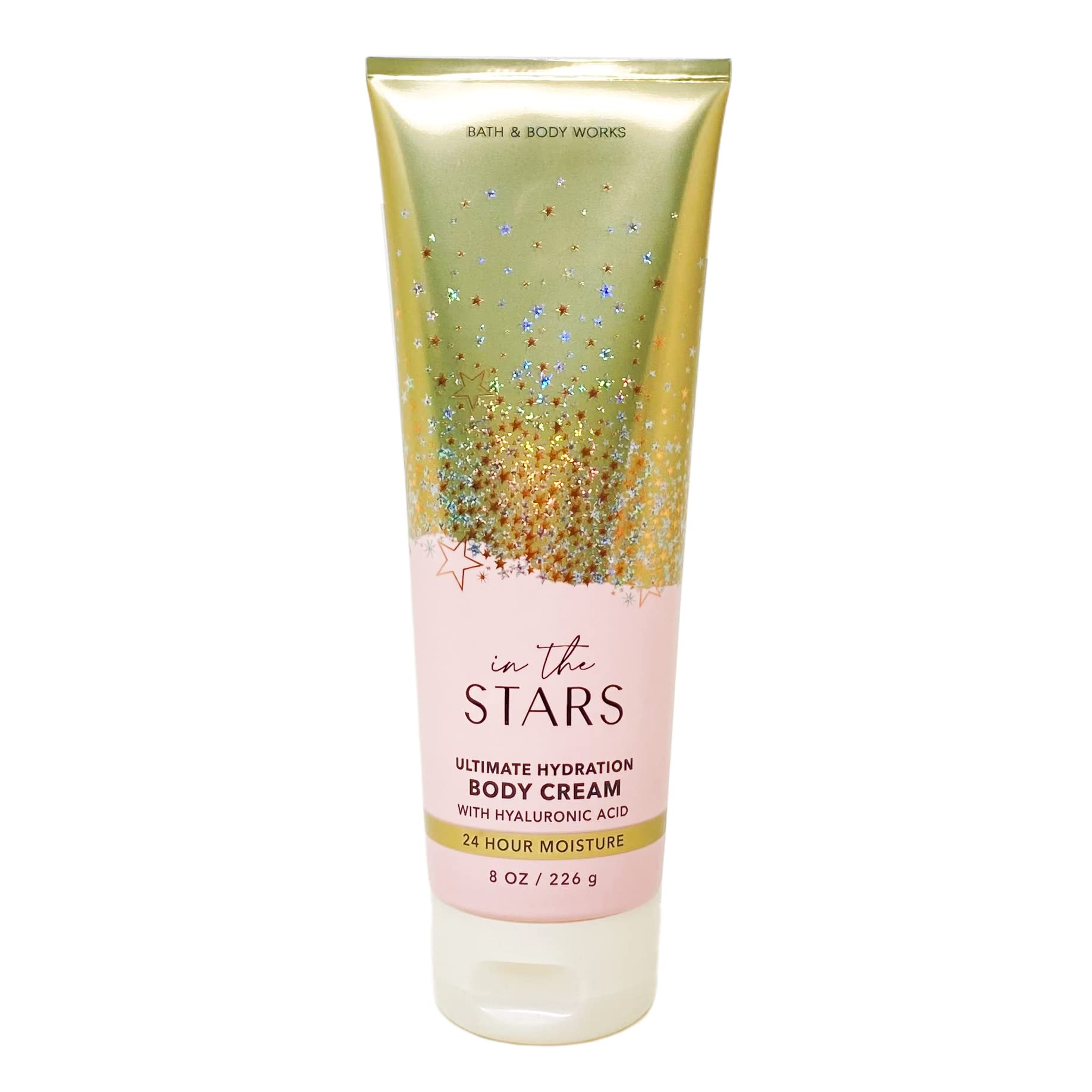In The Stars shower gel bottle with pump and smooth lather.
