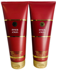 Bath & Body Works Inner Angel Hydration Cream front label shows a two-pack option for daily moisture.