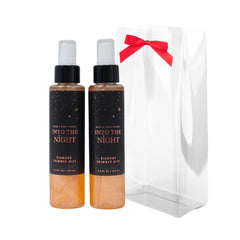 Bath & Body Works Into the Night Shimmer Mist bottle front with radiant shimmer