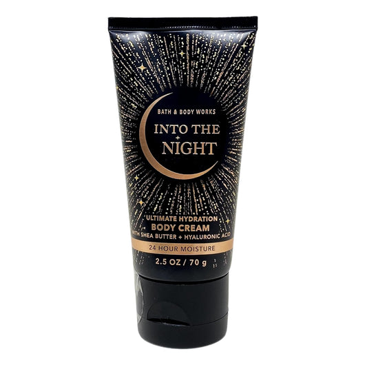 Bath and Body Works Into The Night travel size cream front view for on the go hydration