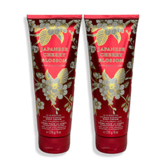 Bath & Body Works Japanese Cherry Blossom body cream front view highlighting hydration