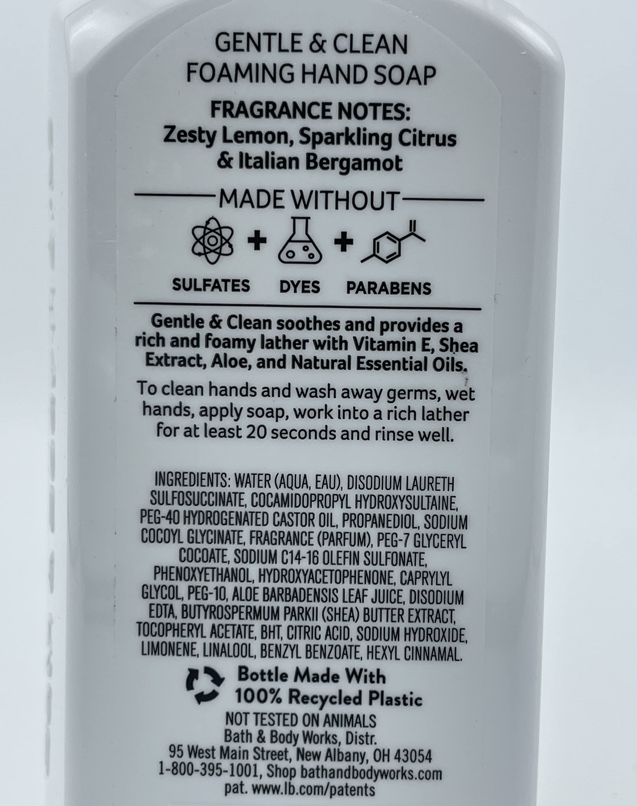 Bath & Body Works Kitchen Favorites Peach Bellini bottle with sweet peach aroma for kitchen use.