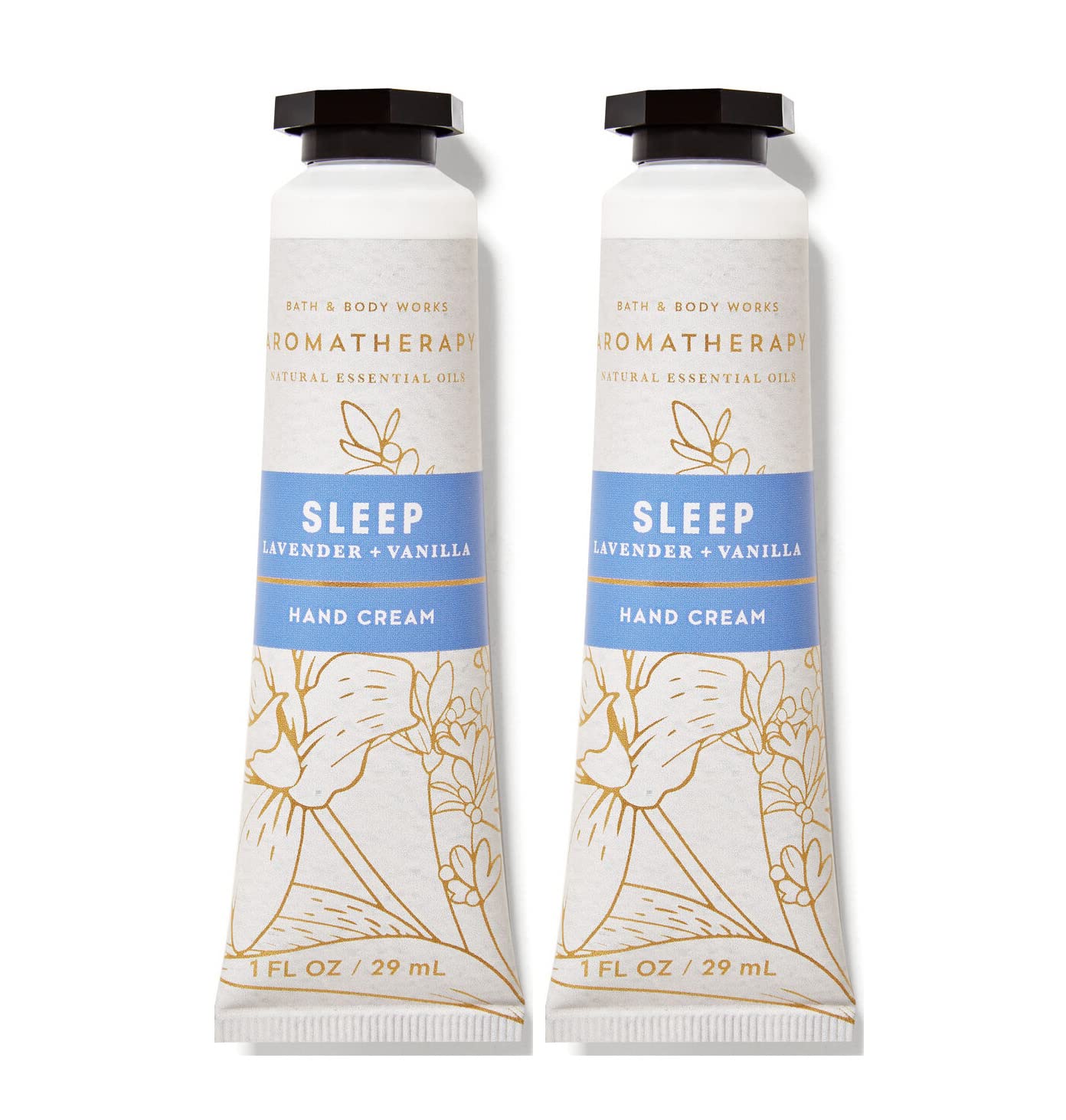 Bath & Body Works Lavender Vanilla hydrating hand and body cream bottle for daily moisture and calming fragrance