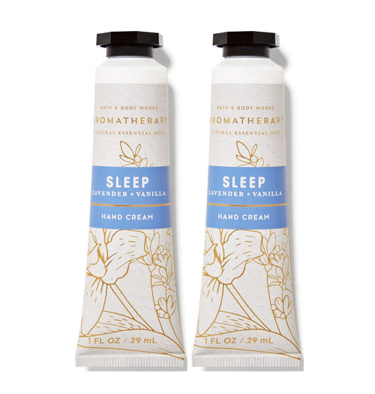 Bath & Body Works Lavender Vanilla hydrating hand and body cream bottle for daily moisture and calming fragrance