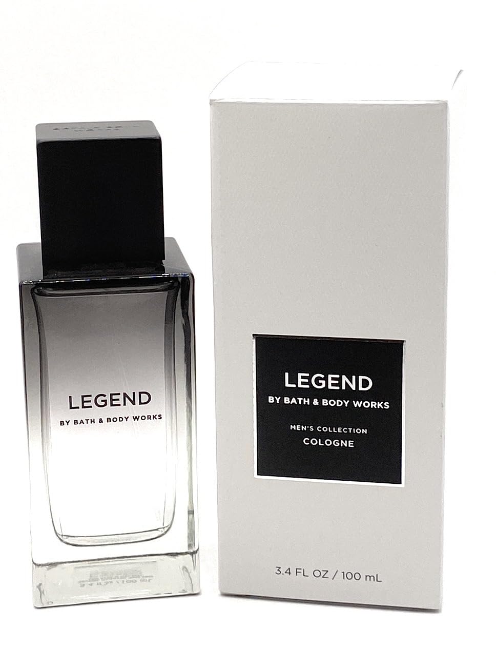 Bath and Body Works Legend bottle front, bold masculine fragrance preview for daily wear.