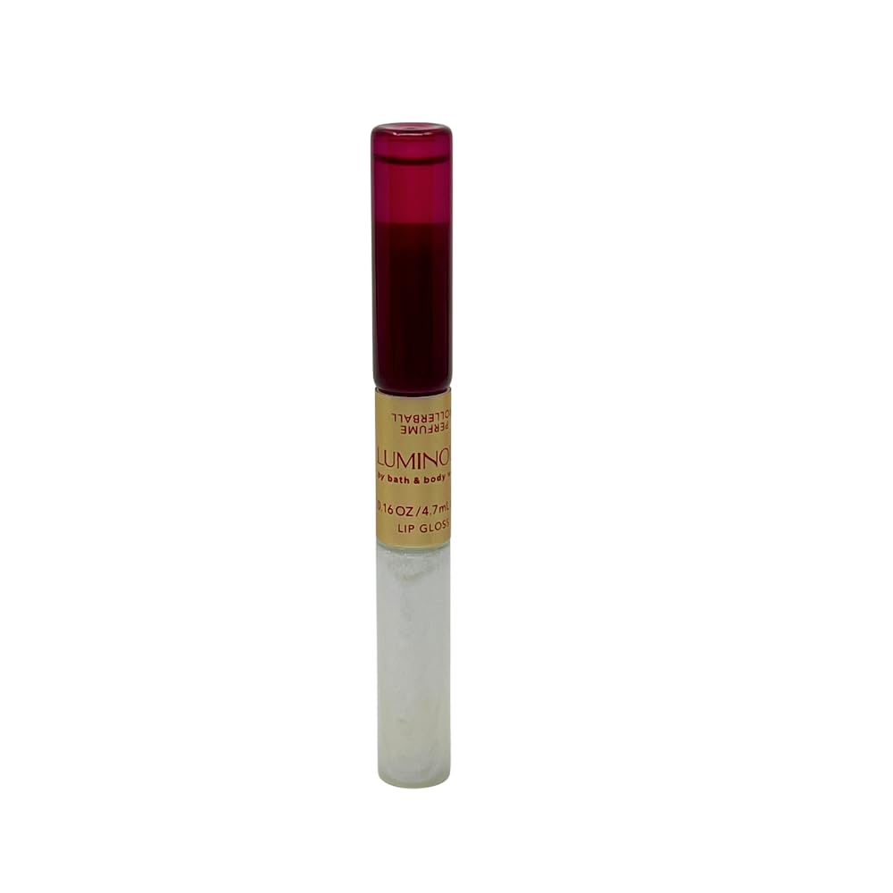 Bath & Body Works Luminous lip shade close-up showing glossy color and moisture