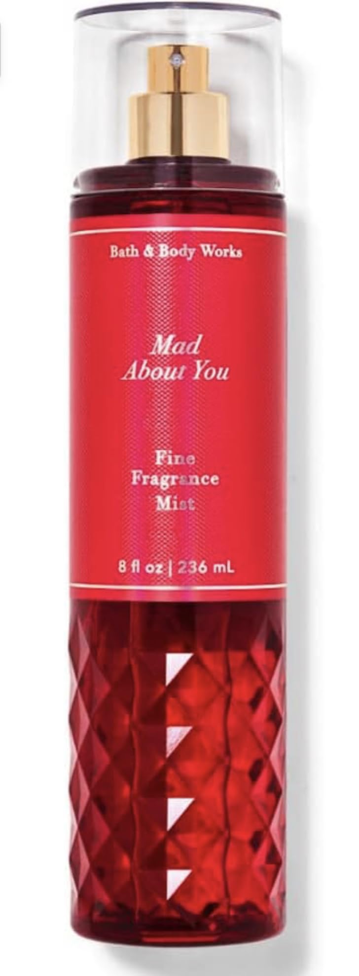 Bath and Body Works Mad About You spray bottle offers a light, refreshing fragrance and skin conditioning mist.