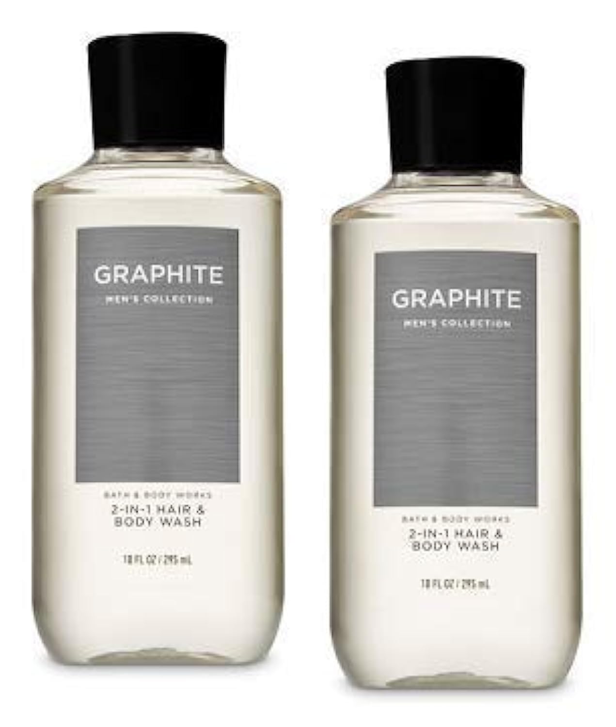 Bath & Body Works men's 3-in-1 wash bottle in graphite for quick, refreshing cleansing.