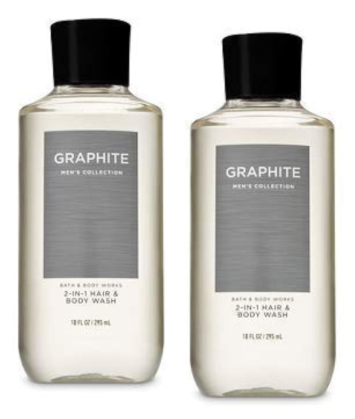 Bath & Body Works men's 3-in-1 wash bottle in graphite for quick, refreshing cleansing.