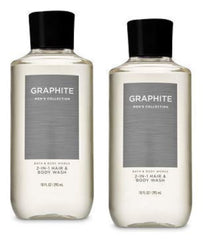 Bath & Body Works men's 3-in-1 wash bottle in graphite for quick, refreshing cleansing.