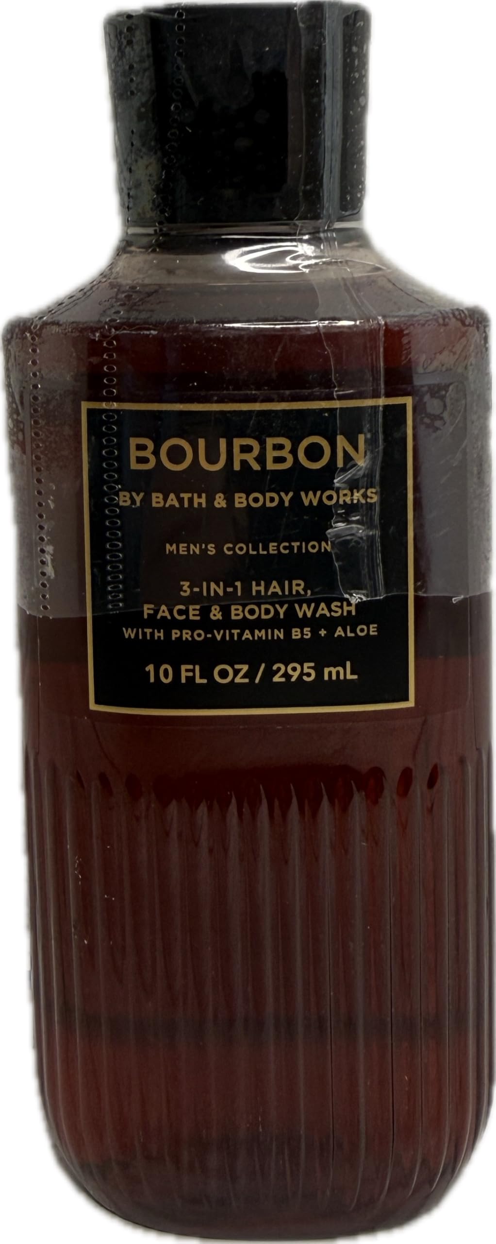 Bath & Body Works Men's Bourbon 3-in-1 bottle front view for versatile cleansing